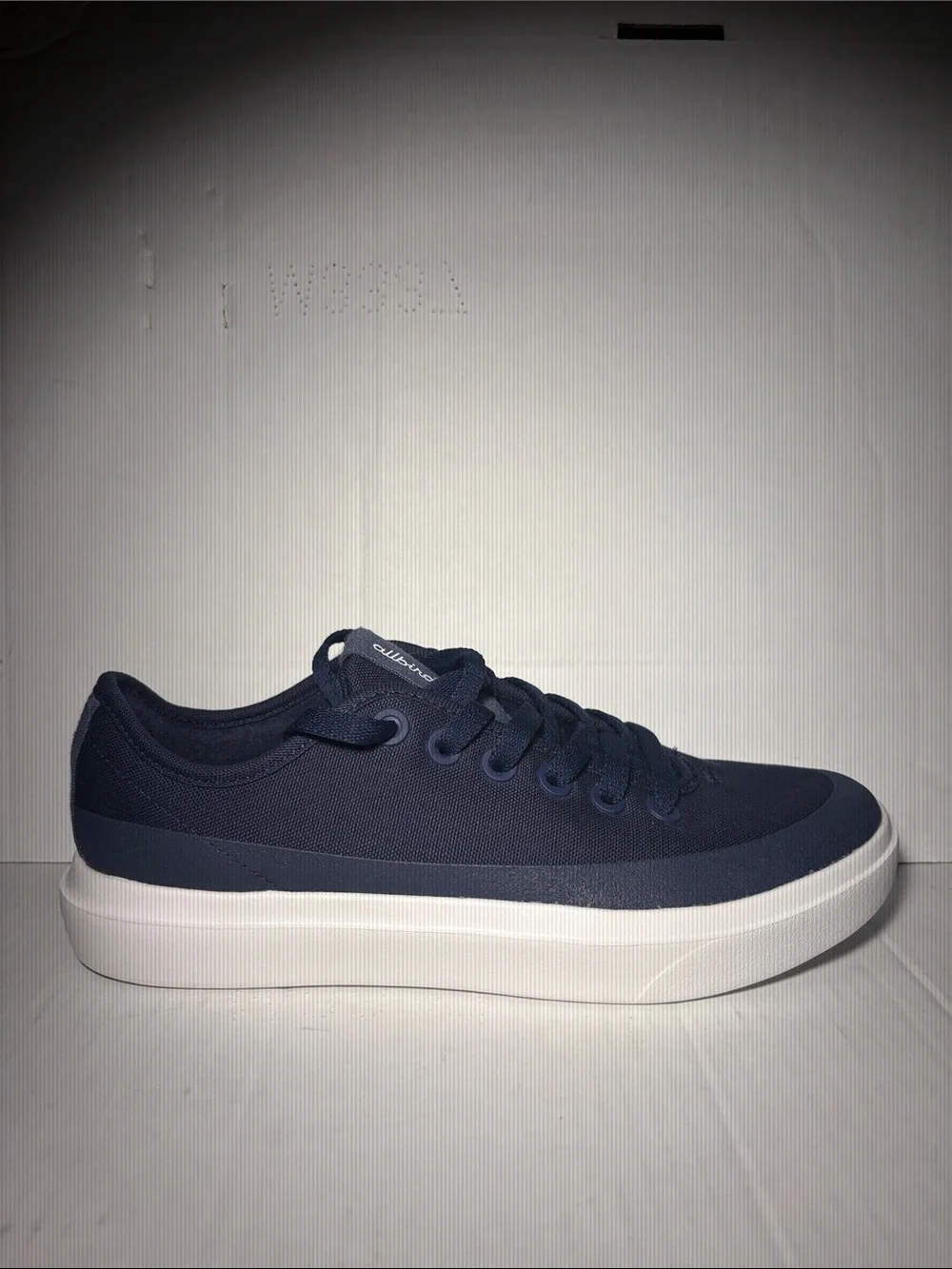 Allbirds Women’s Navy Low-Top Knit Sneakers with White Sole